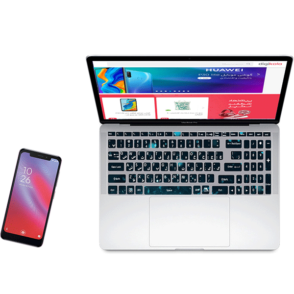 استیکر لپ تاپ مدل ronaldo