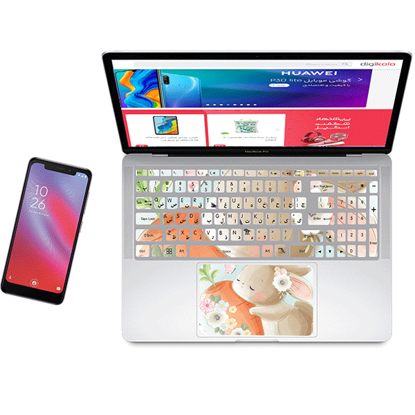 استیکر لپ تاپ مدل nanaz 01