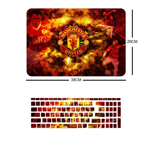 استیکر لپ تاپ مدل manchster