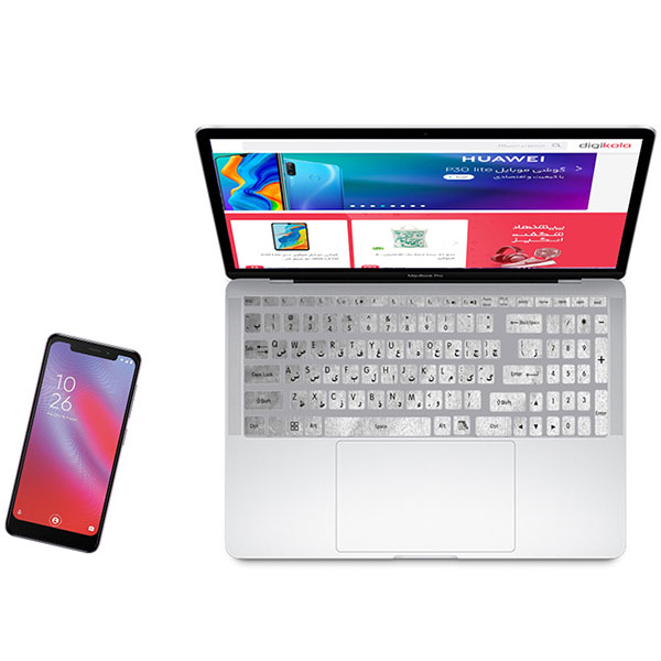 استیکر لپ تاپ مدل  02 real madrid