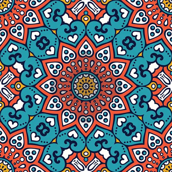 استیکر کاشی طرح سنتی کد 02 بسته 10 عددی