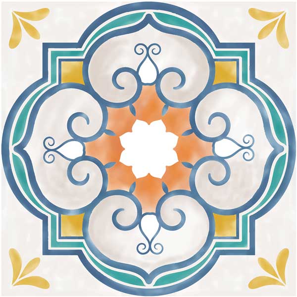 استیکر کاشی طرح Oghab بسته 10 عددی