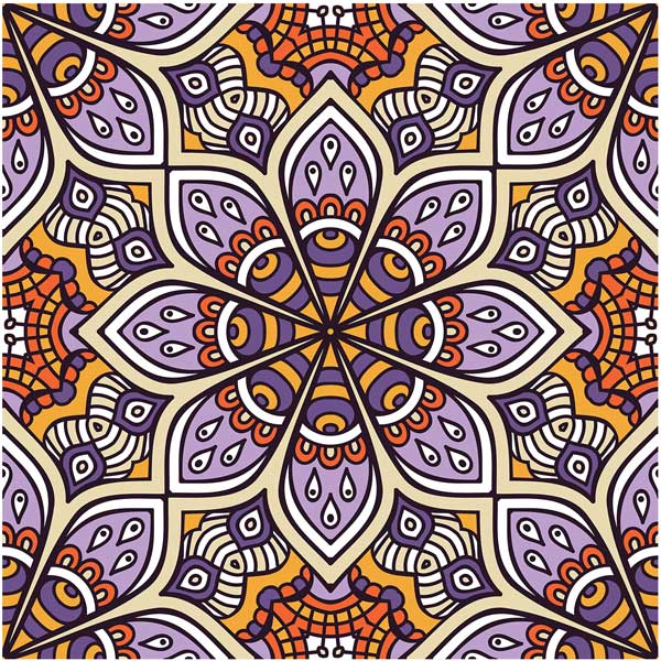 استیکر کاشی طرح سنتی کد 06 بسته 10 عددی