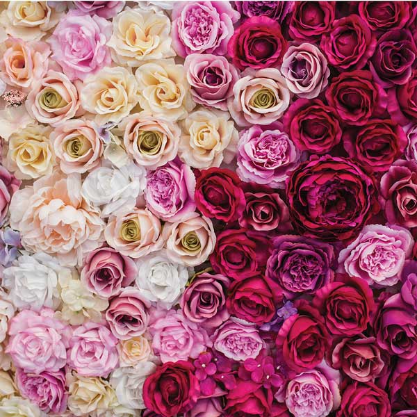 استیکر کاشی طرح رزهای رنگارنگ بسته 10 عددی