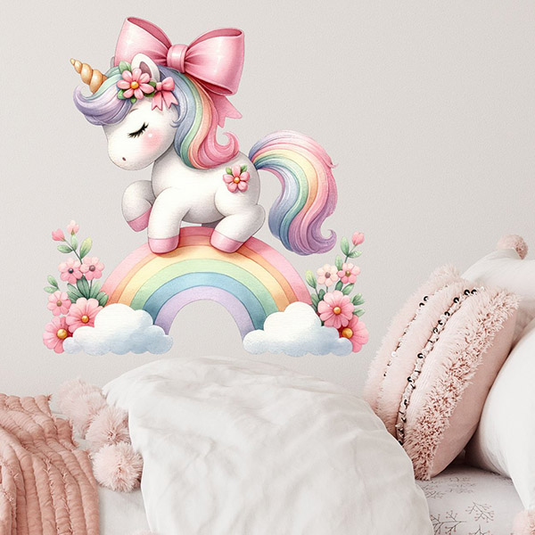 استیکر کودک راتیانا مدل rainbow unicorn