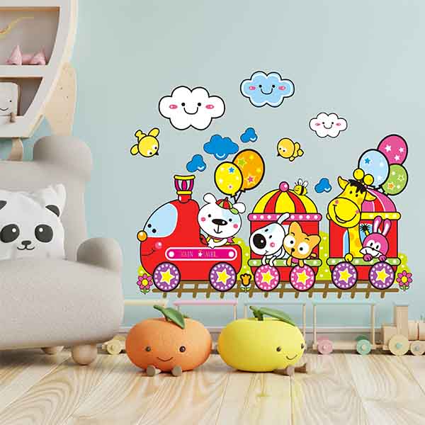 استیکر کودک راتیانا مدل happy train