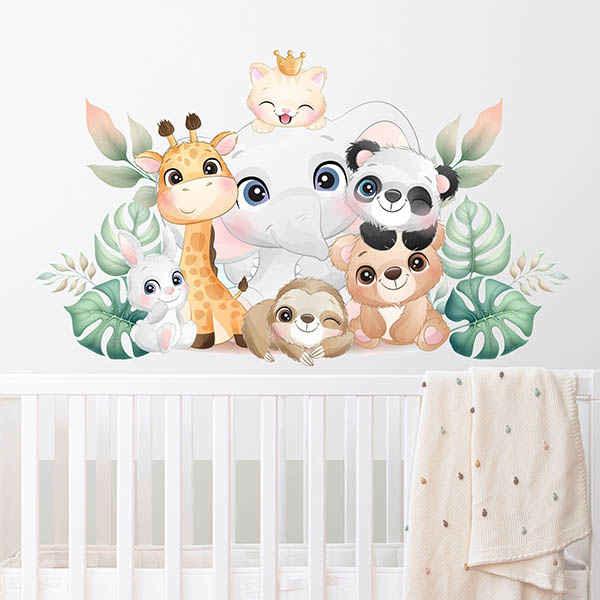 استیکر کودک راتیانا مدل animal group