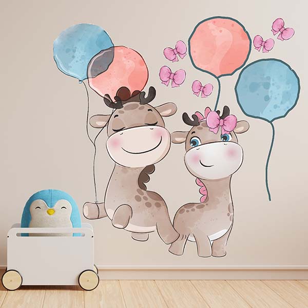 استیکر کودک راتیانا مدل lovely giraffe