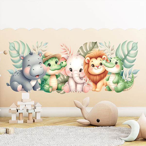 استیکر کودک راتیانا مدل animal group 2