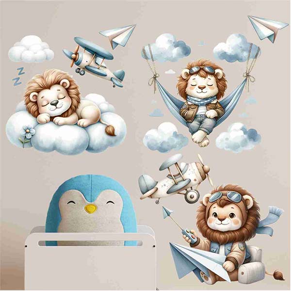 استیکر کودک راتیانا مدل lion complex