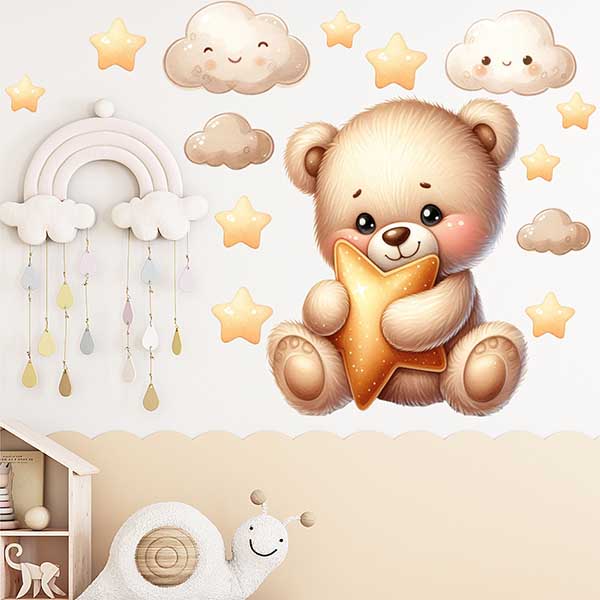 استیکر کودک راتیانا مدل star bear
