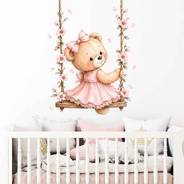 استیکر کودک راتیانا مدل happy cute teddy